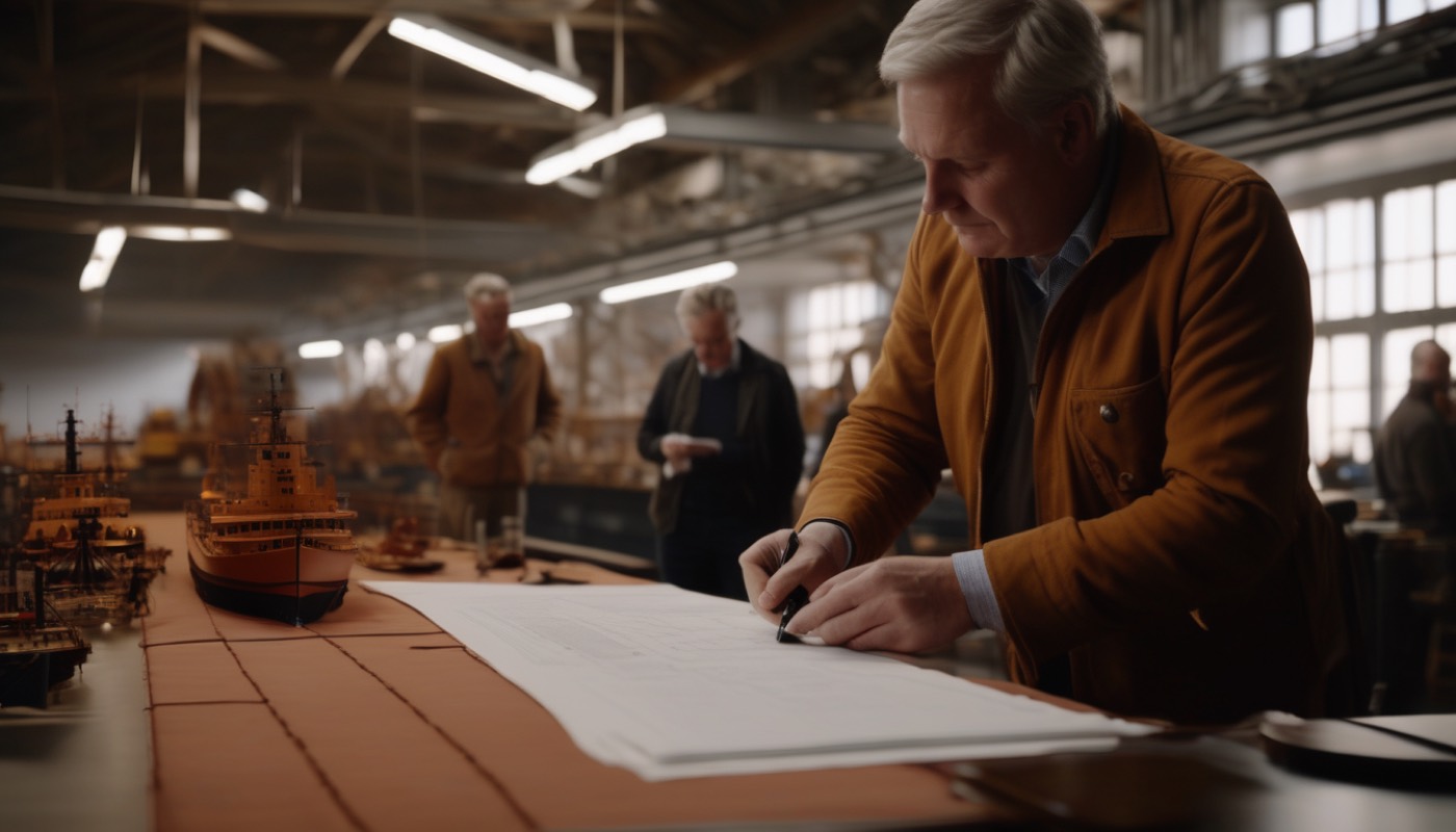 How a shipping line orders a ship