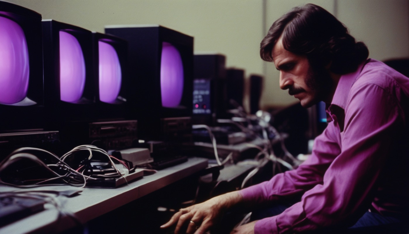 Ethernet links the machines